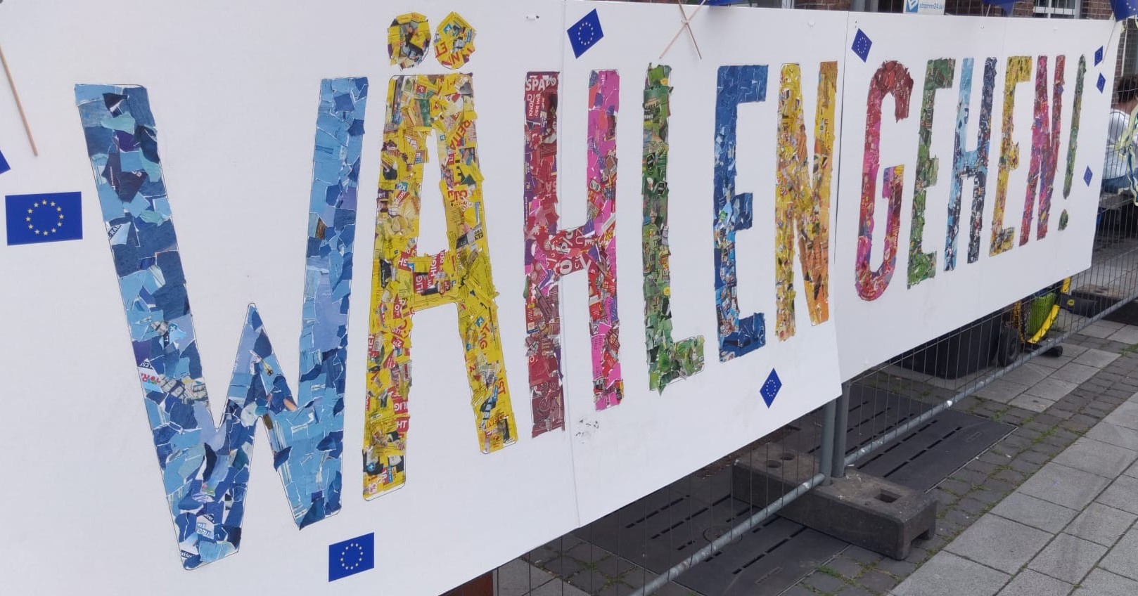 Plakat "Wählen gehen" Foto: N. Schneider