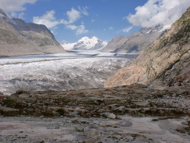 Wanderung am Aletschgletscher